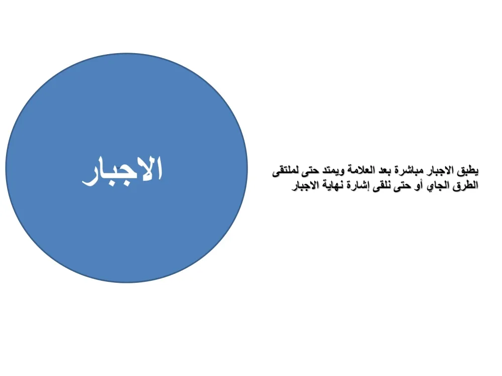 علامات الإجبار — 1